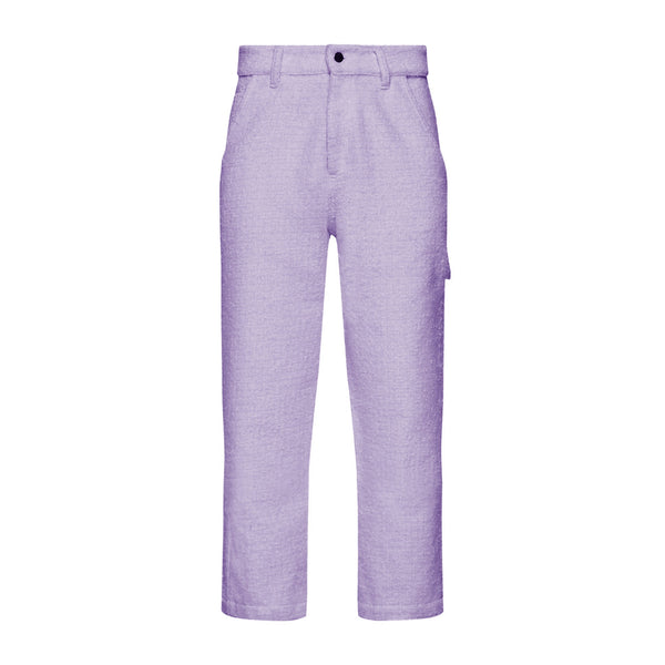 THE TWEED TROUSER - LILAC