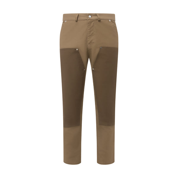 THE DOUBLE KNEE TROUSER - FAWN