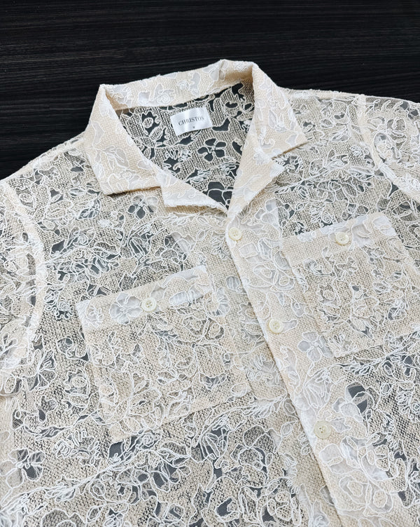 THE FLORAL LACE SHIRT